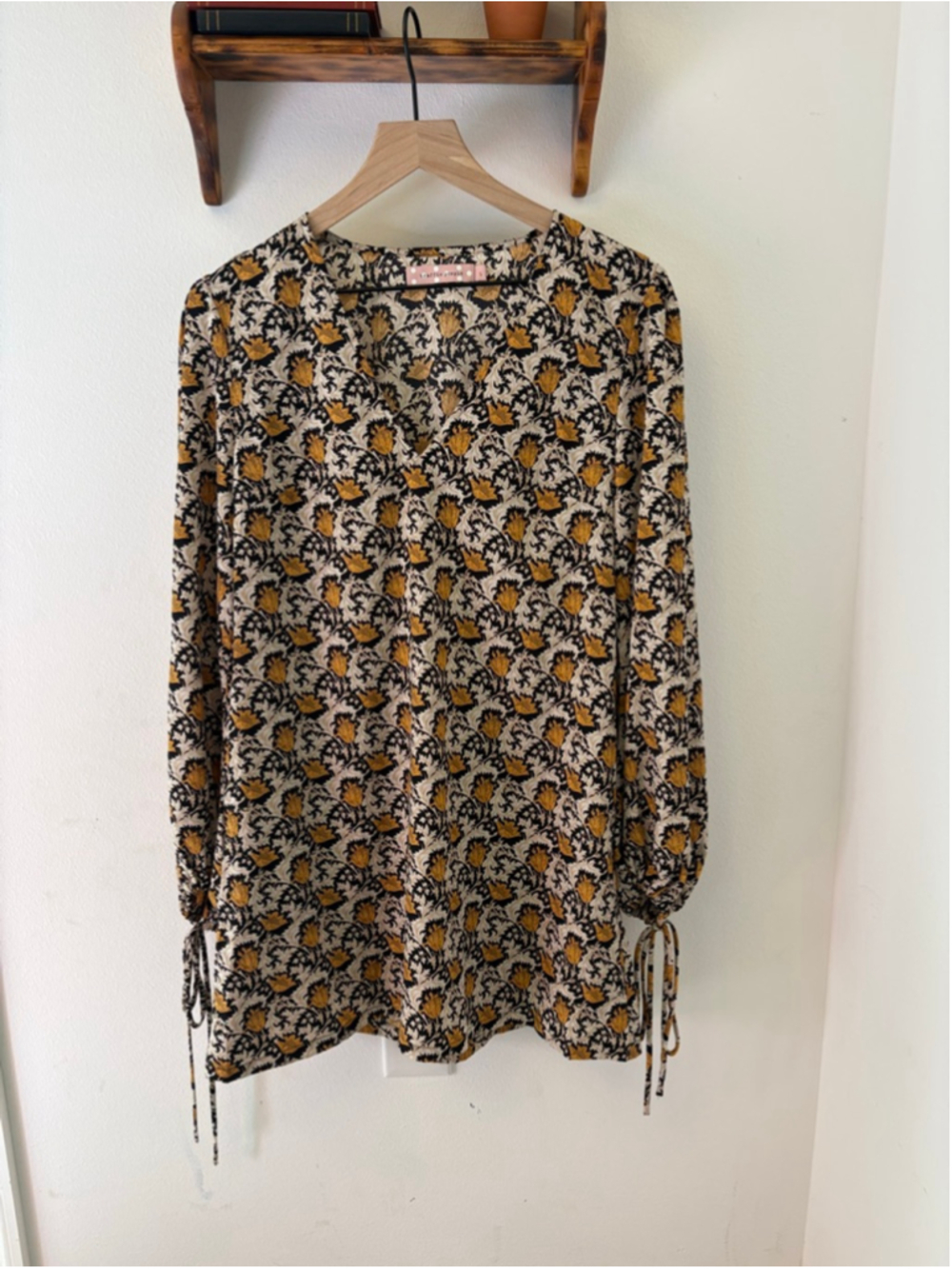 Traffic People Boho Floral Mini Dress Large